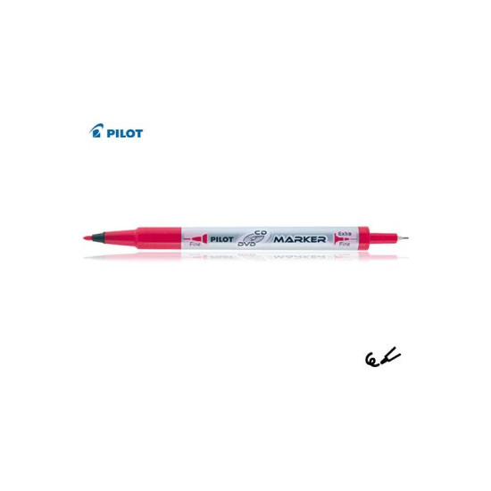PILOT ΜΑΡΚ. ΑΝΕΞ. TWIN BG ΚΟΚΚΙΝΟΣ
