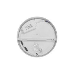 Powertech Στρογγυλό Εξωτερικό LED Panel Ισχύος 18W με Φυσικό Λευκό Φως 22.5x22.5εκ.