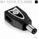 Powertech Βύσμα 6.3x3mm για Φορτιστή Laptop Toshiba/Nec