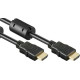 Powertech HDMI 1.4 Cable HDMI male - HDMI male 0.5m Μαύρο