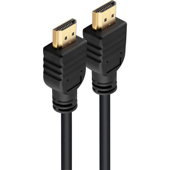 Powertech HDMI 1.4 Cable HDMI male - HDMI male 2m Μαύρο
