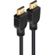 Powertech HDMI 1.4 Cable HDMI male - HDMI male 2m Μαύρο