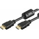 Powertech HDMI 1.4 Cable HDMI male - HDMI male 2m Μαύρο