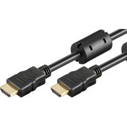 Powertech HDMI 1.4 Cable HDMI male - HDMI male 3m Μαύρο