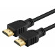 Powertech HDMI 1.4 Cable HDMI male - HDMI male 3m Μαύρο