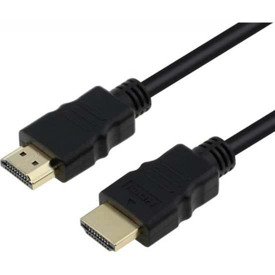 Powertech HDMI 1.4 Cable HDMI male - HDMI male 1.5m Μαύρο