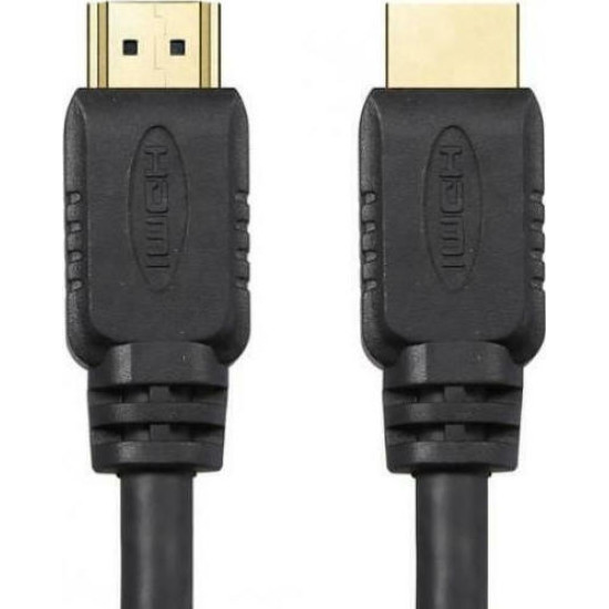 Powertech HDMI 1.4 Cable HDMI male - HDMI male 5m Μαύρο