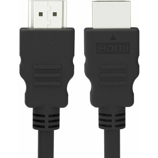 Powertech HDMI 1.4 Cable HDMI male - HDMI male 3m Μαύρο
