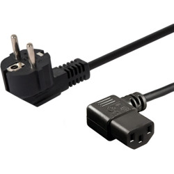 Powertech Schuko - IEC C13 Cable 1.5m Μαύρο (CAB-P003)