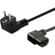 Powertech Schuko - IEC C13 Cable 1.5m Μαύρο (CAB-P003)