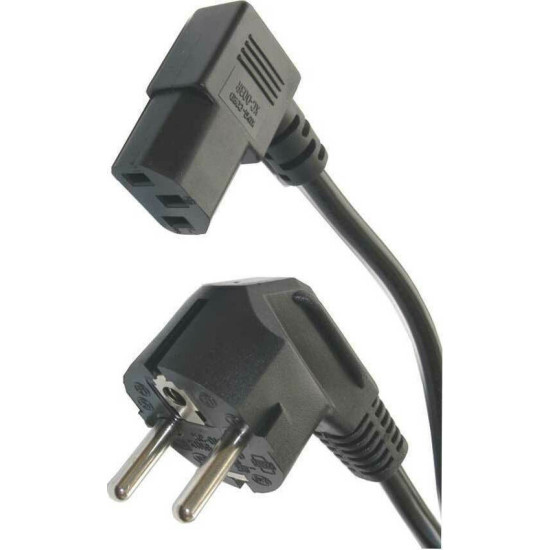 Powertech Schuko - IEC C13 Cable 1.5m Μαύρο (CAB-P003)