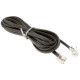 Powertech Flat Τηλεφωνικό Καλώδιο RJ11 6P4C 1m Μαύρο (CAB-T007) Powertech Flat Τηλεφωνικό Καλώδιο RJ11 6P4C 1m Μαύρο (CAB-T007)