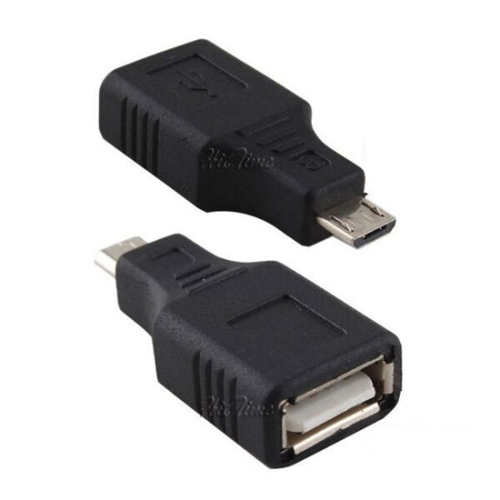 Powertech Μετατροπέας micro USB male σε USB-A female (CAB-U029)