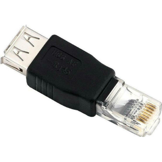 Powertech Μετατροπέας RJ-45 male σε USB-A female (CAB-U085)