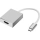 Powertech Μετατροπέας USB-C male σε HDMI female Λευκό (CAB-UC006)