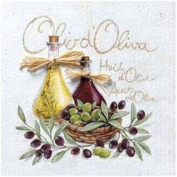 Χαρτοπετσέτα για decoupage Olio d’oliva 1 τμχ