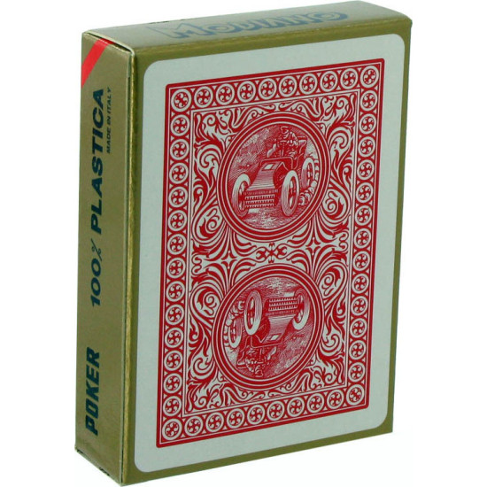 Modiano Poker Golden Trophy Τράπουλα Πλαστική για Poker Κόκκινη Modiano Poker Golden Trophy Τράπουλα Πλαστική για Poker Κόκκινη