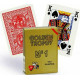 Modiano Poker Golden Trophy Τράπουλα Πλαστική για Poker Κόκκινη Modiano Poker Golden Trophy Τράπουλα Πλαστική για Poker Κόκκινη