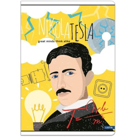 Тετράδιο Lastva Great Minds - A4, 52 φύλλα, φαρδιές γραμμές