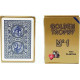 Modiano Poker Golden Trophy Τράπουλα Πλαστική για Poker Μπλε