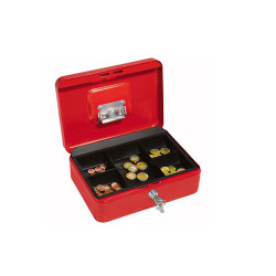 WEDO κουτί ταμείου με κλειδί κόκκινο 14,5Χ20