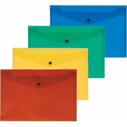 Φάκελος Διαφανής με Κουμπί για Χαρτί A4 κόκκινος Φάκελος Διαφανής με Κουμπί για Χαρτί A4 κόκκινος