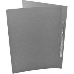 Φάκελος με Έλασμα για Χαρτί A4 Γκρι Μανίλα 25x35cm