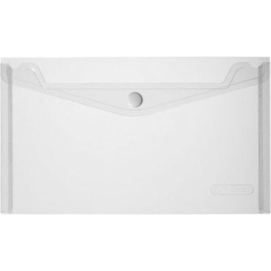 Groovy Φάκελος με Κουμπί 12.9x25.3cm Λευκός