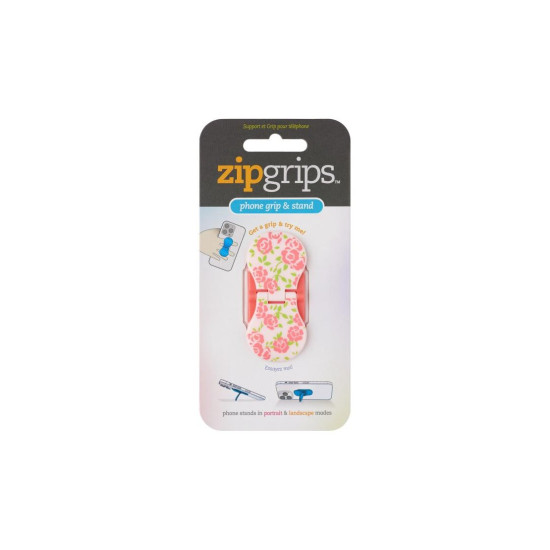 ZIPGRIPS HOLDER KINHTOY, ΣΧΕΔΙΟ PINK FLOWERS THINKING GIFTS